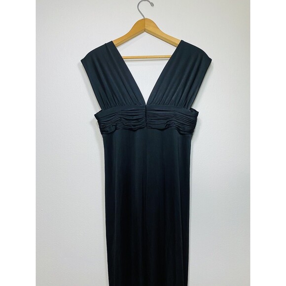 BCBG MaxAzria Empire Waist Black Party Dress Formal Dress Sz M - Picture 6 of 9
